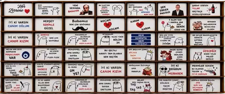 UV Baskı Pasta Süsleri